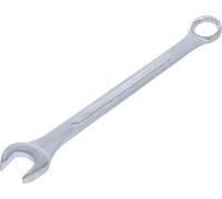 BGS Diy 1185-34 | Chiave combinata anello-forchetta | 34 mm | Lunghezza 445 mm, acciaio per utensili, forgiato a caldo, cromato, estremità ad anello angolata a 15°