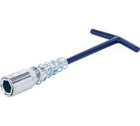 BGS Diy 142 | Chiave per candele impugnatura a T, con molla | esagonale 16 mm / 21 mm