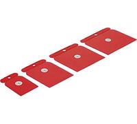 BGS Diy 1634 | Serie di spatole in acciaio | plastica | 50 / 80 / 100 / 120 mm | 4 pz.