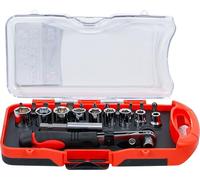 BGS Diy 20123 | Serie di inserti e bussole | con cricchetto a bit | 23 pz.