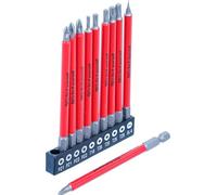 BGS Diy 20812 - Set di punte antiscivolo, magnetiche, 110 mm, 10 pezzi