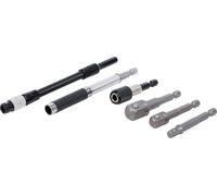 BGS Diy 20819 - Set di adattatori e prolunga, per trapani, 6 pezzi
