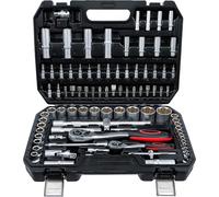 Kraftmann - Kit Di Utensili E Chiavi A Bussola Da 1/4" E 1/2", 94 Pezzi