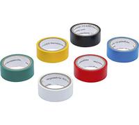 BGS Diy 3024 | Set nastro adesivo a colori | 19 x 3,5 m | 6 pz.