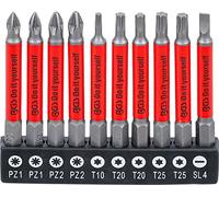 BGS Diy 4831 - Set di punte antiscivolo, magnetiche, 70 mm, 10 pezzi