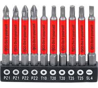 BGS Diy 4831 - Set di punte antiscivolo, magnetiche, 70 mm, 10 pezzi