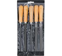 BGS Diy 50206 | Set di lime | Quaderno in legno | 150 mm | 5 pezzi