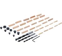 BGS Diy 50405 | Serie di tasselli e punte per legno | 6 - 10 mm | 43 pz.