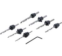 BGS Diy 50793 - Set di punte da trapano a svasatura, 8 pezzi