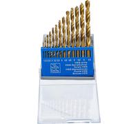 BGS Diy 50813 | Serie di punte elicoidali HSS | nitruro di titanio | 1,5 - 6,5 mm | 13 pz.