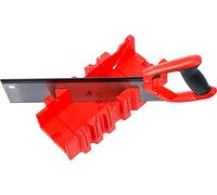 BGS Diy 50845 | Cassetta per taglio in plastica | 300 x 130 x 80 mm | con saracco a dorso