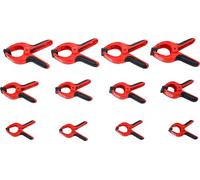 BGS Diy 59858 - Set di morsetti per colla, in nylon, 85-160 mm, 12 pezzi.