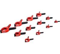 BGS Diy 59858 - Set di morsetti per colla, in nylon, 85-160 mm, 12 pezzi.