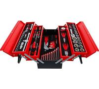 BGS Do it yourself Valigetta portautensili in metallo, incl. assortimento di utensili, 86pz. Quantità:1