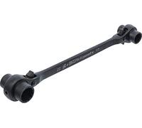 BGS Diy 6843 | Cricchetto per ponteggi | 4 in 1 | SW 14 - 17 - 19 - 22 mm | Cricchetto per ponteggi