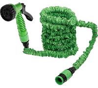 BGS Diy 70903 - Tubo dell'acqua in tessuto, flessibile, con doccetta da giardino con 7 funzioni, 3-10 m