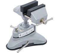 BGS Diy 71017 | Morsa da tavolo | Orientabile | Ganasce 70 mm | con ventosa sottovuoto