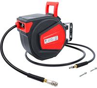 BGS Diy 71048 | Tubo dell'aria compressa con avvolgitore | Automatico | 12 m + 2 m