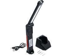 BGS Diy 74636 | Lampada pieghevole a batteria | COB-LED | 6,5 W | con stazione di ricarica