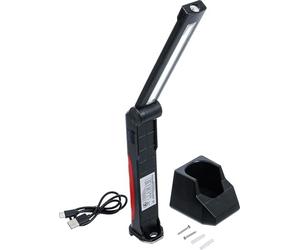 BGS Diy 74636 | Lampada pieghevole a batteria | COB-LED | 6,5 W | con stazione di ricarica