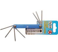 Forza uomo profilo a T chiave pieghevole Set, T6 T20, 7 pezzi, 7848