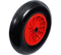 BGS Diy 80655 | Ruota senza camera d'aria | poliuretano, rosso/nero | 400 mm