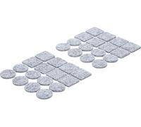 BGS Diy 80704 | Serie di feltrini adesivi | grigio screziato | 32 pz.