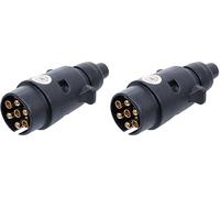 BGS Diy 80751 | Spina per rimorchio | 7 poli (Confezione da 2)