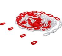 BGS Diy 80816 | Catena di intercettazione | Rosso/Bianco | 4 moschettoni | Plastica | 7,5 m