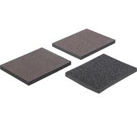 BGS Diy 80821 | Set di spugne abrasive | K 46, 80, 120 | 3 pz.