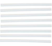 BGS Diy 80857 - Cartucce adesive a caldo, 8 pezzi, trasparente, Ø 11 mm, 200 mm, bastoncini di colla, colla a caldo per pistole per colla a caldo