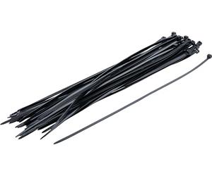 BGS Diy 80877 | Assortimento fascette per cavi | nere | 4,5 x 350 mm | 50 pz.