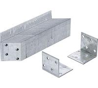 BGS Diy Staffa angolare 80934 zincata 40 x 40 x 40 x 2 mm confezione risparmio 50 pezzi