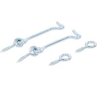 BGS Diy 80942 | Gancio con occhiello | 4,0 x 80 mm | 2 pz.