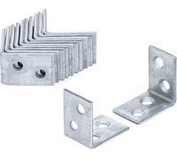 BGS Diy 80943 | Staffa ad angolo | 25 x 25 x 15 mm | 12 pz.