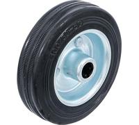 BGS Diy 80959 | Ruota in gomma dura | cerchio in acciaio | 100 mm