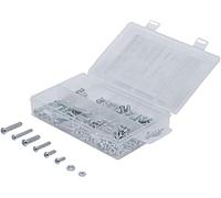 Bgs Technic Pro+ - Set Di Dadi E Viti Assortiti, 125 Pezzi, M4 E M5, Sistema Metrico