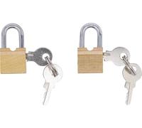 BGS Diy 85808 | Serie di lucchetti per valigie | 15 mm | 2 pz.