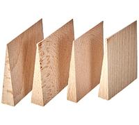 BGS Diy 86678 | Set di cunei in legno | 4 pezzi | Beige