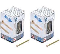 BGS Diy 88005 | Viti multiuso | Torx T20 | 4,0 x 50 mm | 120 pezzi (Confezione da 2)