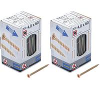 BGS Diy 88007 | Viti multiuso | Torx T20 | 4,0 x 60 mm | 110 pezzi (Confezione da 2)