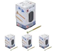 BGS Diy 88009 | Viti multiuso | Torx T25 | 5,0 x 80 mm | 50 pezzi (Confezione da 4)