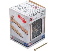 BGS Diy 88028 - Viti multiuso con profilo a T (per Torx) T20, 4,5 x 70 mm, 1 kg, 210 pezzi