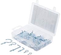 BGS Do it yourself Assortimento di ganci a vite, 80pz. Quantità:1