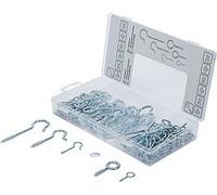 BGS Diy 88180 | Assortimento viti a occhiello aperto e chiuso | 142 pz.