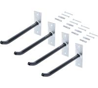 BGS Diy 88304 | Serie di ganci da muro per cerchioni | 250 mm | 4 pz.