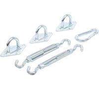 BGS Diy 88306 | Set per montaggio vele parasole | 6 pz.