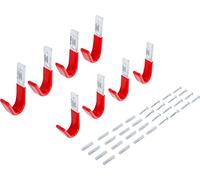 BGS Diy 88318 - Set di ganci da parete, 8 pezzi