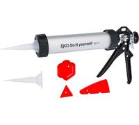 BGS Diy 90111 - Pressa per cartucce in alluminio, con set lisciante, 5 pezzi