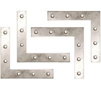 BGS DIY Angolo L Set Di 4 Pezzi 100x100x15 Mm 80923